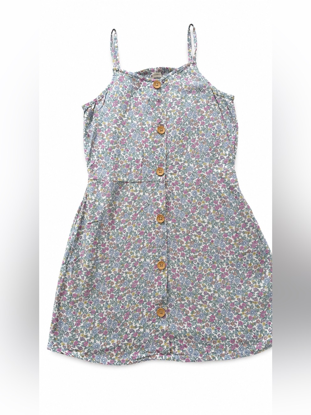 OshKosh B’gosh Girls Floral Dress Size 12 ECOVERO Viscose Sleeveless